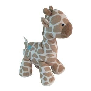 Carters Just One You Giraffe Plush 9" Blue Star Stuffed Animal Toy Rattle 2016